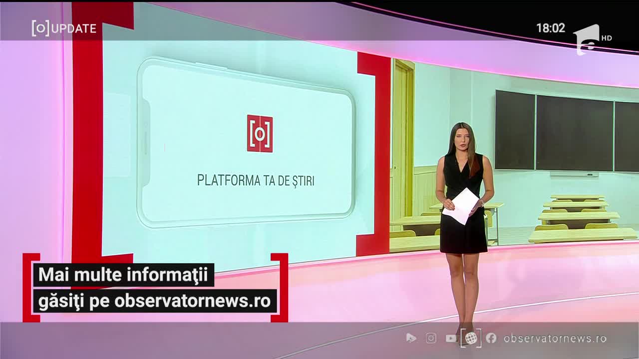 Observator Update, 16 septembrie, ora 18:00. Cursurile online se desfășoară greoi