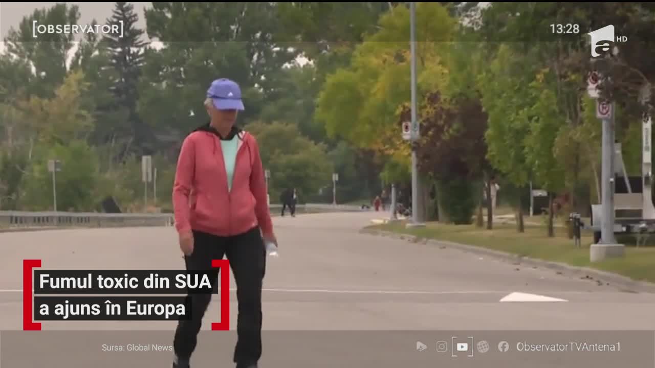 Fumul toxic din SUA a ajuns &icirc;n Europa