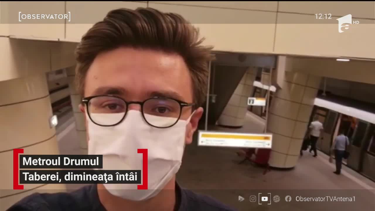 Metroul din Drumul Taberei, dimineața &icirc;nt&acirc;i