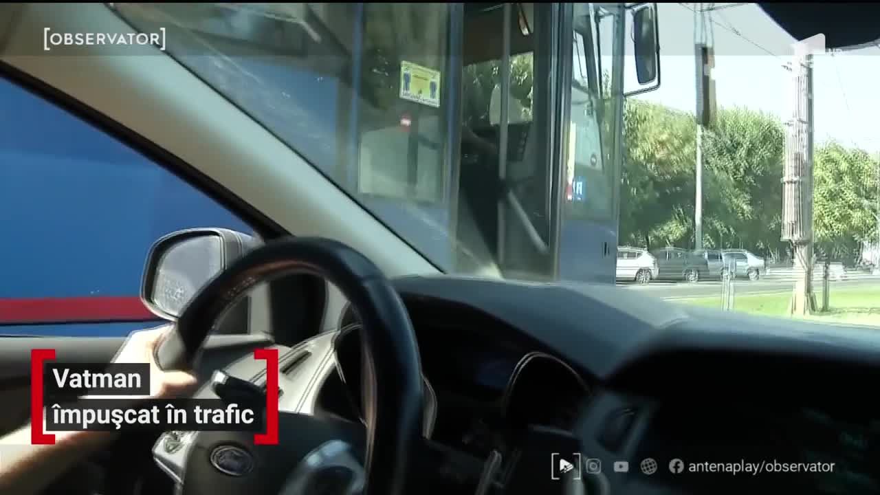 Vatman &icirc;mpușcat &icirc;n trafic