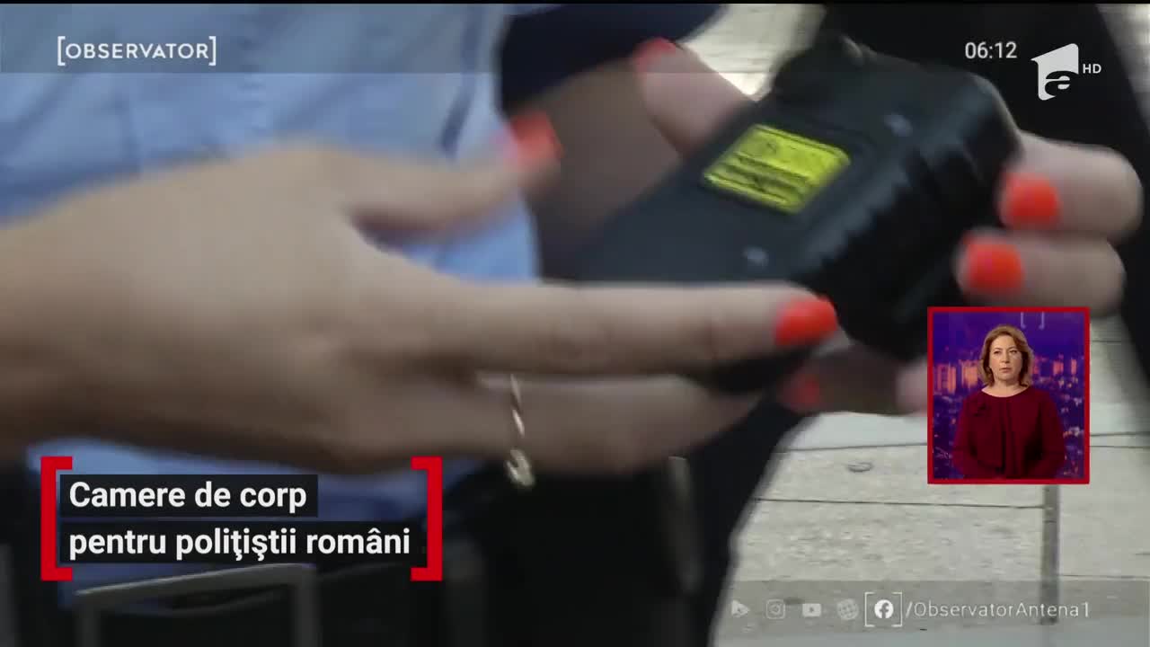 Camere de corp pentru polițiștii rom&acirc;ni