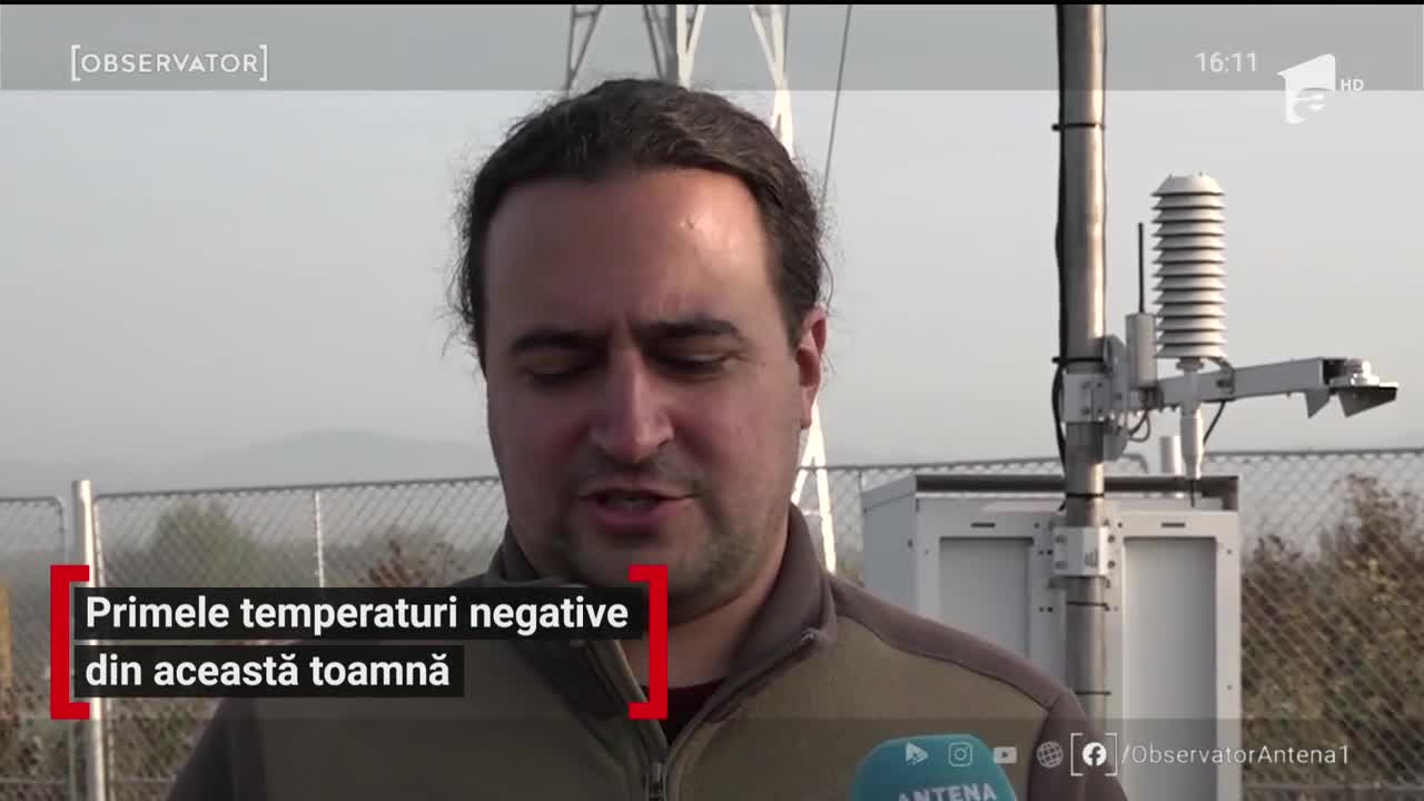 Primele temperaturi negative din această toamnă