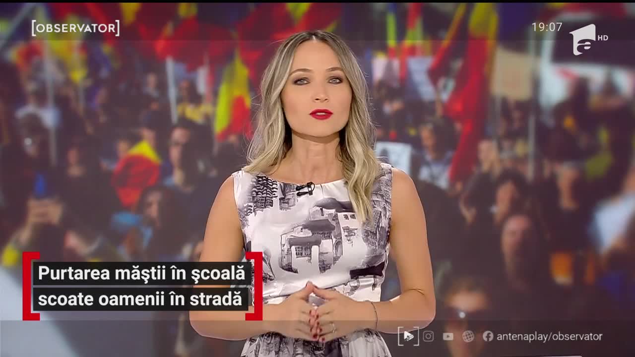 Purtarea măștii &icirc;n școală scoate oamenii &icirc;n stradă