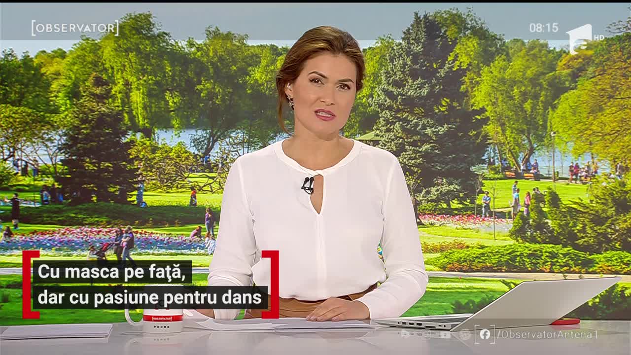 Cu masca pe față, dar cu pasiune pentru dans