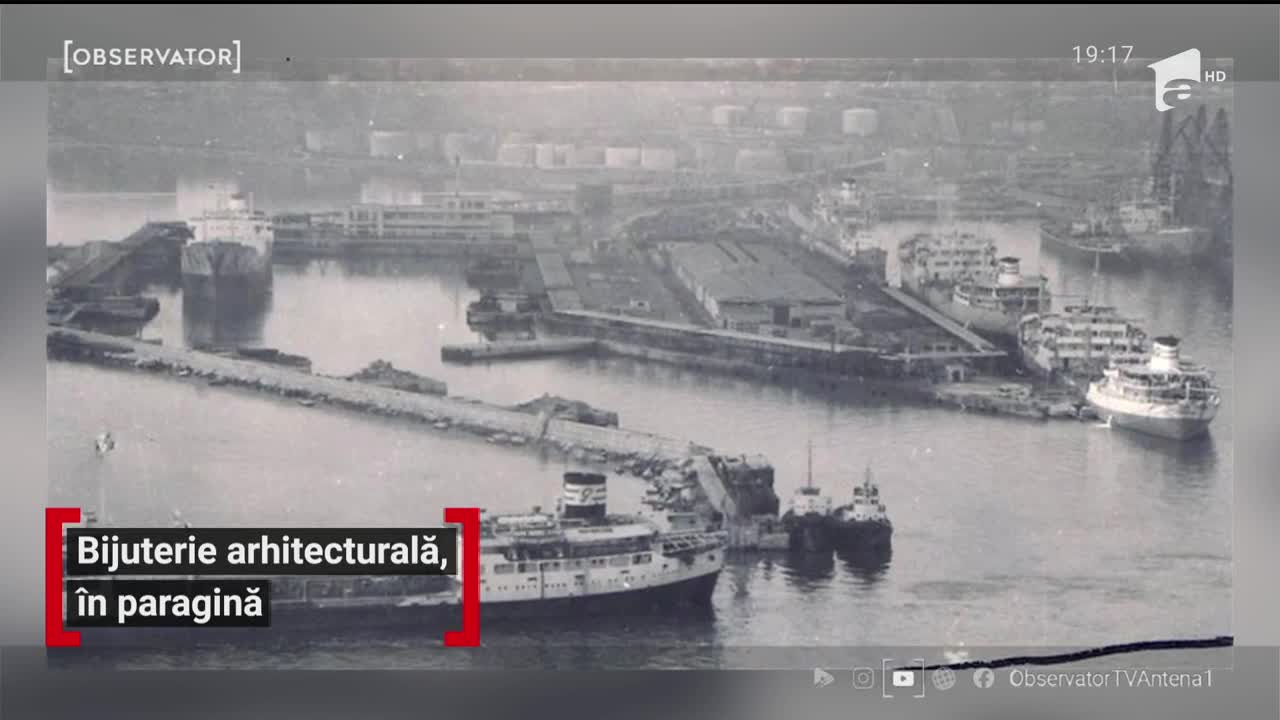 Fostul Palat al Navigaţiei din Constanţa, bijuterie arhitecturală, &icirc;n paragină
