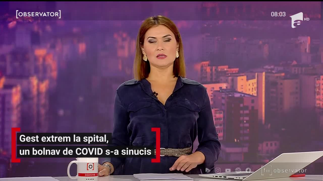 Gest extrem la un spital din Iași, un bolnav de COVID s-a sinucis