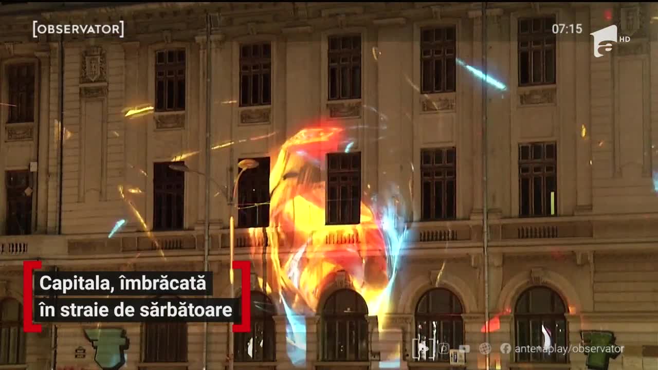Capitala, &icirc;mbrăcată &icirc;n straie de sărbătoare