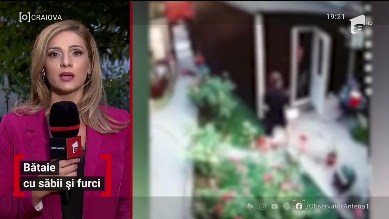Bătaie cu săbii și furci  &icirc;ntr-o comună din Dolj