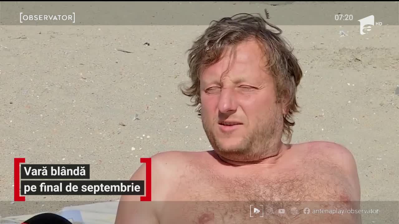 Vară bl&acirc;ndă pe final de septembrie