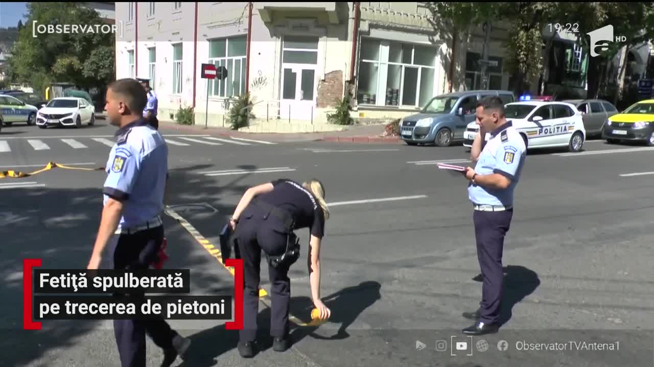 Fetiţă spulberată pe trecerea de pietoni, &icirc;n Piatra Neamţ