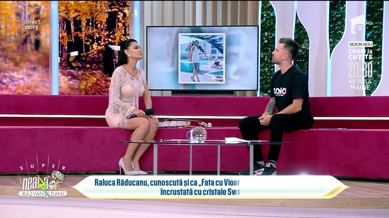 Fata cu Vioara c&acirc;ntă piesa Cristal Violin Song, la Neatza cu Răzvan și Dani