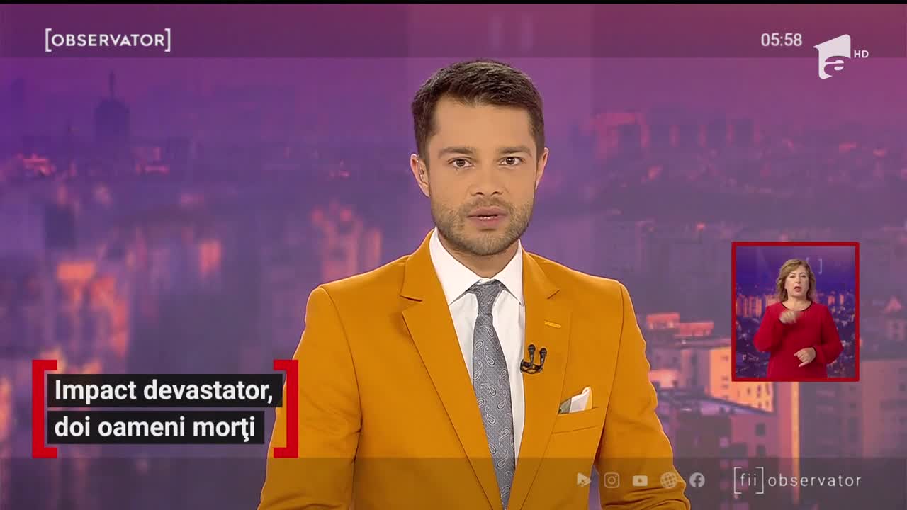 Două persoane au murit, după ce un autocamion s-a izbit frontal de un copac, &icirc;n Teleorman