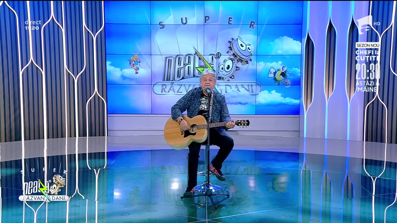 Mircea Vintilă c&acirc;ntă piesa Noros Cecer, la Neatza cu Răzvan și Dani