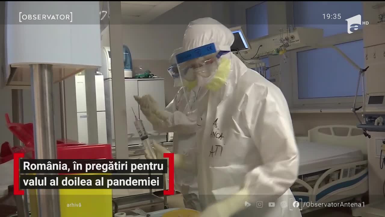 Rom&acirc;nia, &icirc;n pregătiri pentru valul al doilea al pandemiei