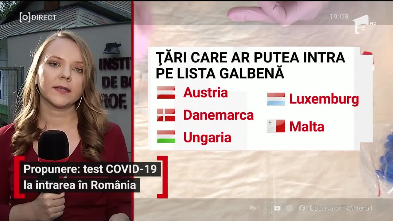 Propunere. Test de COVID-19 la intrarea &icirc;n Rom&acirc;nia