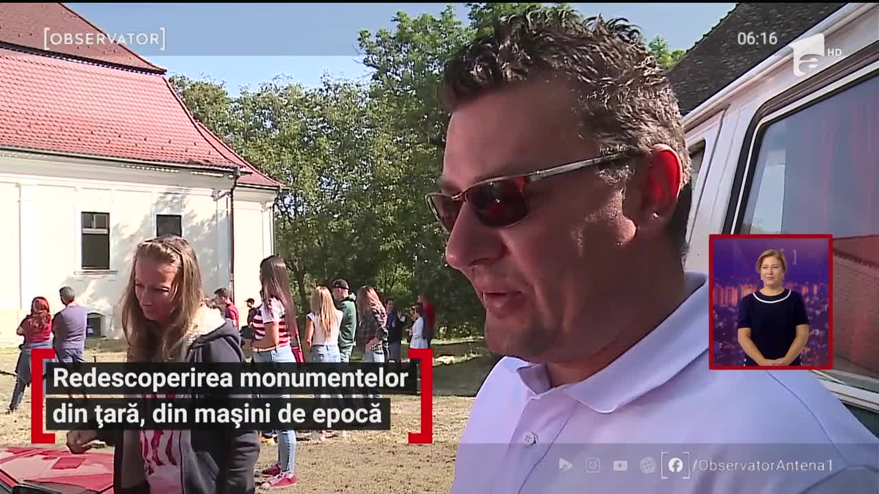 Redescoperirea monumentelor din țară, din mașini de epocă