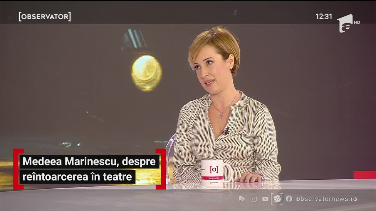 Medeea Marinescu, despre re&icirc;ntoarcerea &icirc;n teatre. Piesa &bdquo;All Inclusive&rdquo; se joacă pe scena Sălii Mari a Teatrului Naţional din Bucureşti