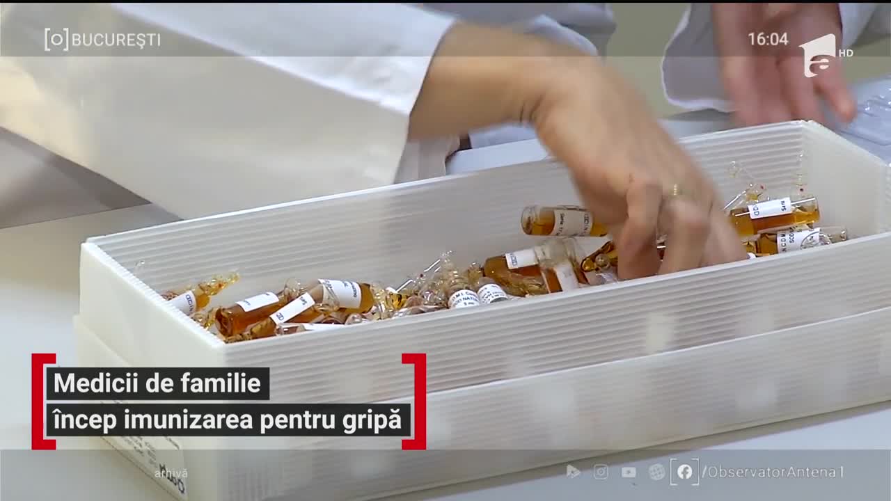 Medicii de familie &icirc;ncep imunizarea pentru gripă