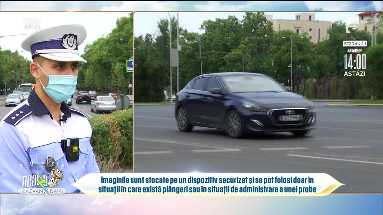 Atenție șoferi! Polițiștii rutieri au camere video corporale care &icirc;nregistrează tot ce se &icirc;nt&acirc;mplă