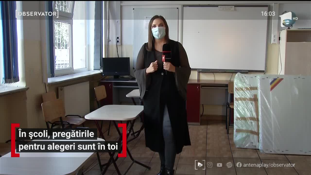 10.000 de scoli fac orele online pentru că, &icirc;n clasele lor, se fac pregătiri pentru alegerile locale din acest weekend