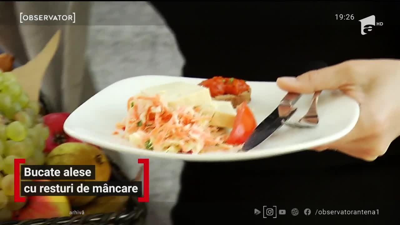 Bucate alese cu resturi de m&acirc;ncare