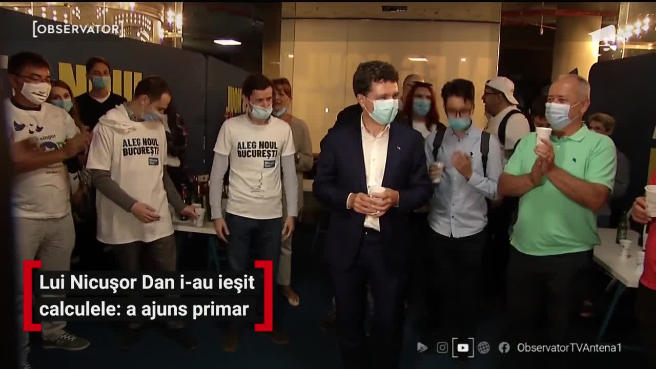 Nicuşor Dan a c&acirc;ştigat Primăria Capitalei