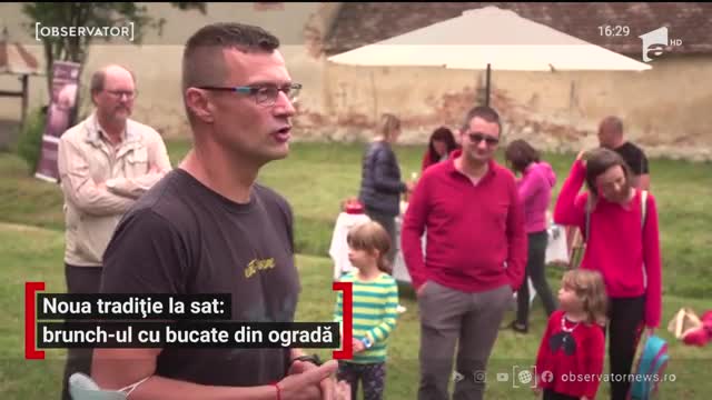 Noua tradiție la sat: brunch-ul cu bucate din ogradă
