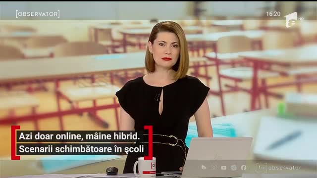 Azi doar online, m&acirc;ine hibrid. Scenarii schimbătoare &icirc;n școli