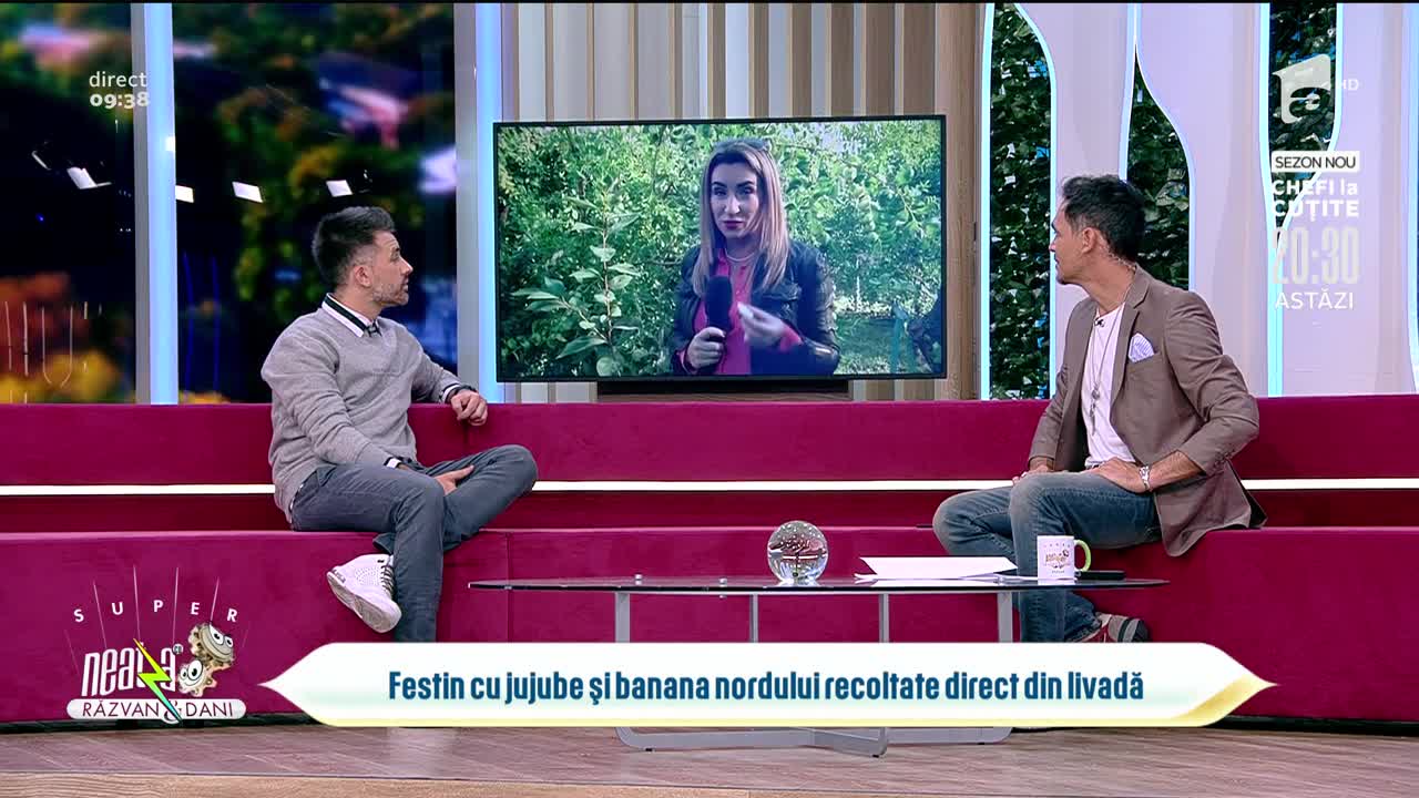 Festin cu jujube și banana nordului recoltate direct din livadă