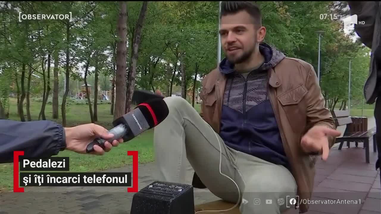 Pedalezi și &icirc;ți &icirc;ncarci telefonul, &icirc;n Cluj