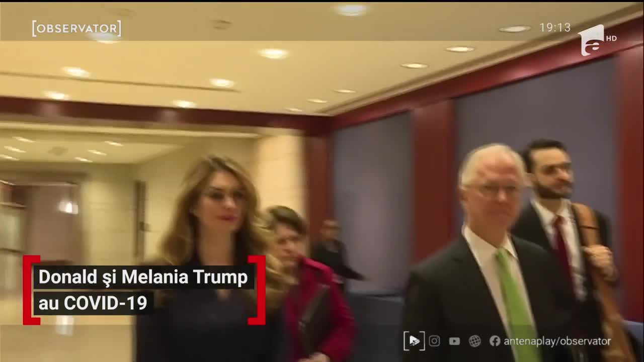 Donald Trump și Melina Trump au Covid-19