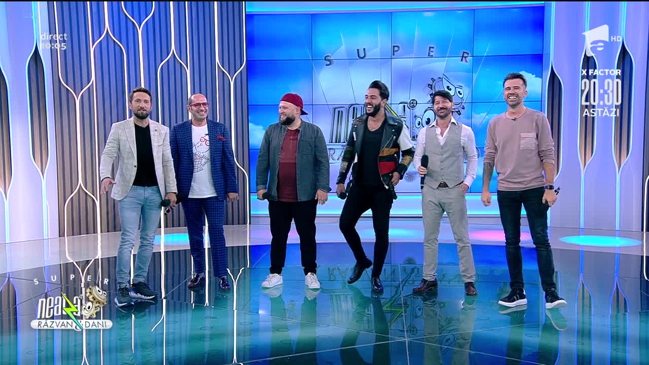 Super 4, italienii care au cucerit X Factor România, la Neatza. Florin Ristei s-a alăturat napoletanilor și au cântat împreună