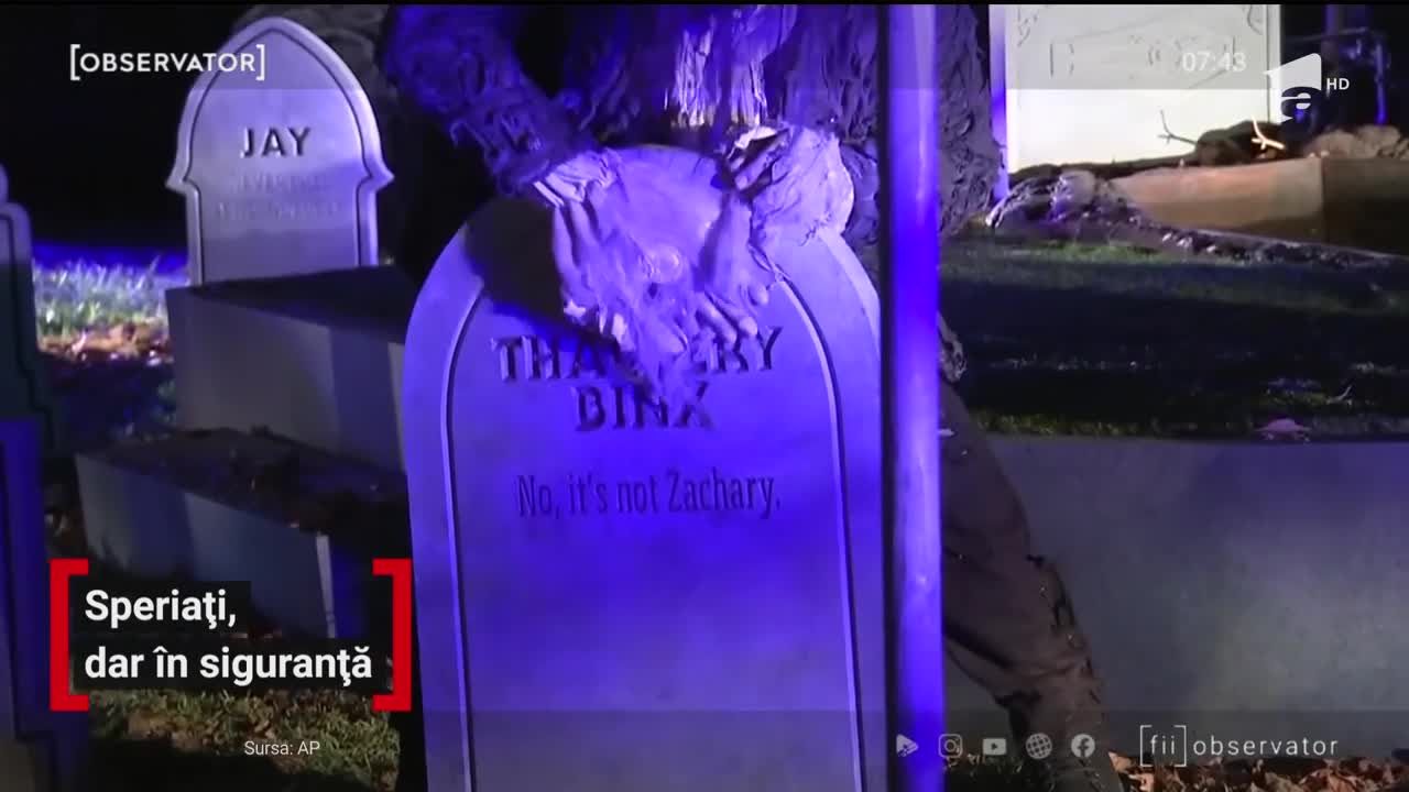 &Icirc;n Statele Unite au &icirc;nceput deja pregătirile pentru Halloween!