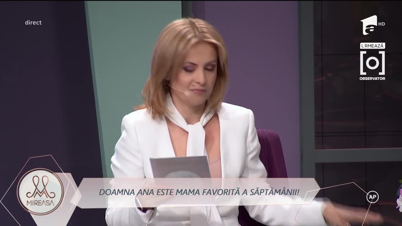 Doamna Ana, mama Favorită a Săptăm&acirc;nii!