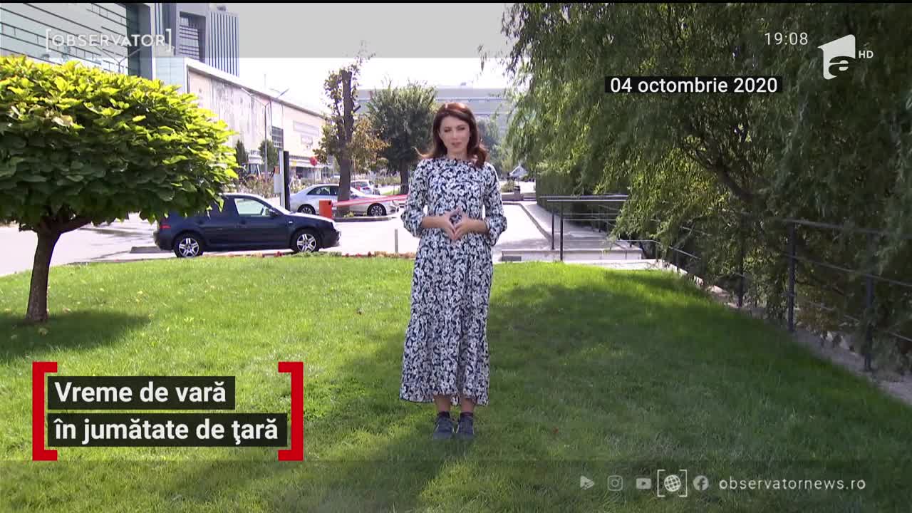 A doua lună de toamnă, dar temperaturi de vară. 30 de grade &icirc;n acest sf&acirc;rşit de săptăm&acirc;nă