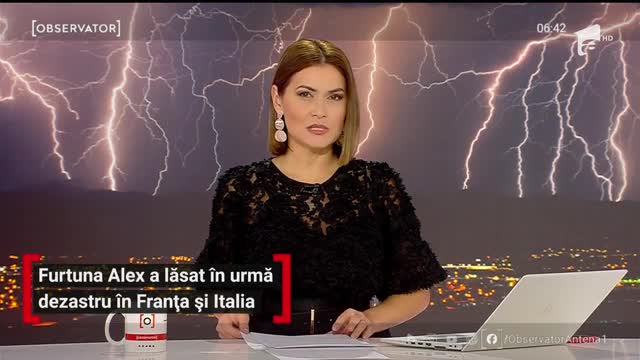 Furtuna Alex a făcut ravagii &icirc;n nordul Italiei şi sudul Franţei