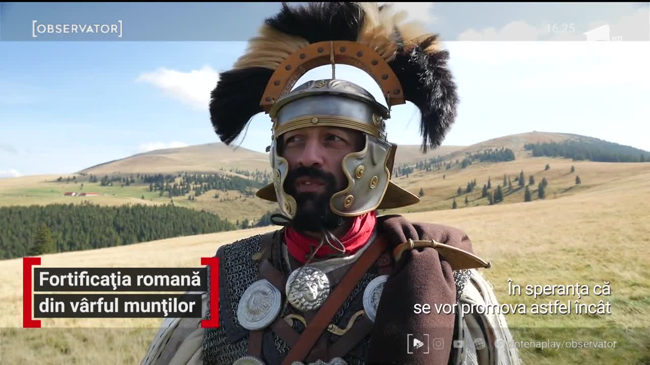 Fortificația romană din v&acirc;rful munților