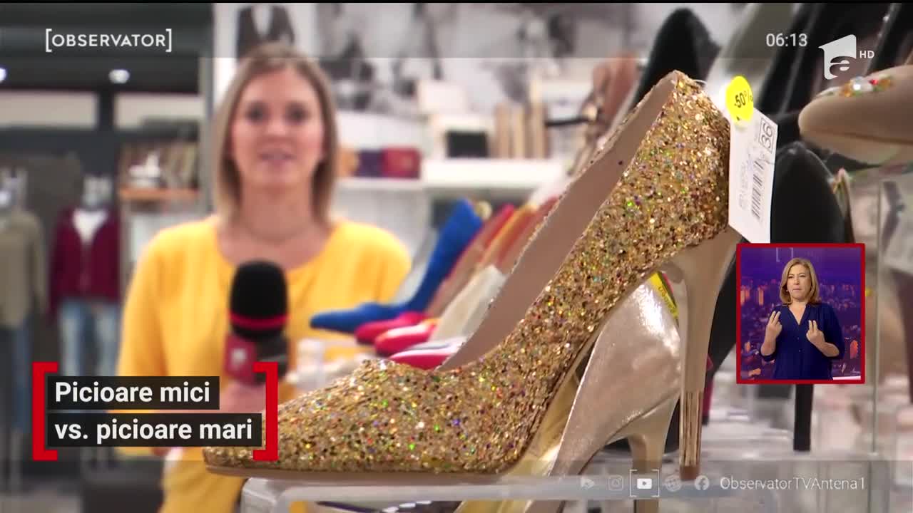 Picioare mici vs. picioare mari. Care este cea mai cumpărată mărime de &icirc;ncălţăminte, &icirc;n Rom&acirc;nia