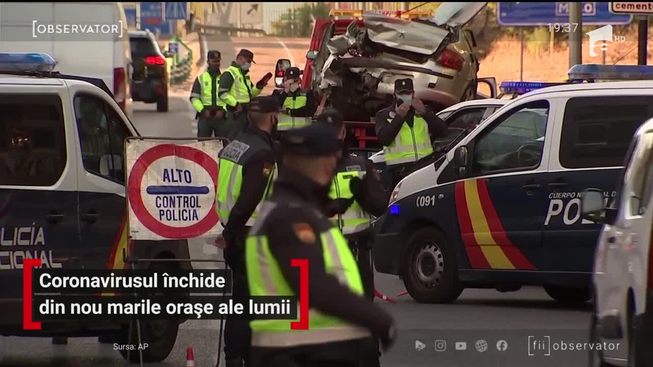 Coronavirusul &icirc;nchide din nou marile orașe ale lumii