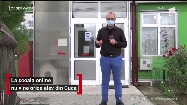 La școala online nu vine orice elev din Cuca