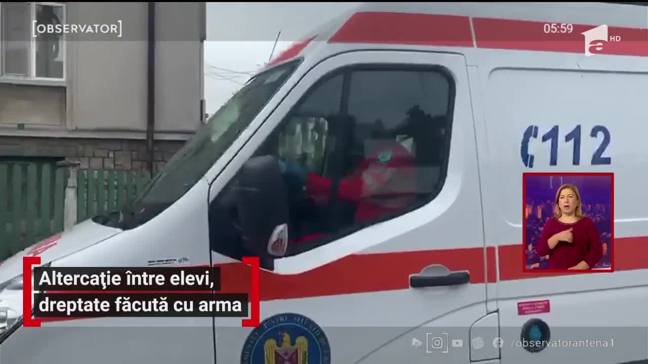 Răfuială &icirc;ntre elevi &icirc;ncheiată cu focuri de armă &icirc;n faţa unui liceu din Ploieşti