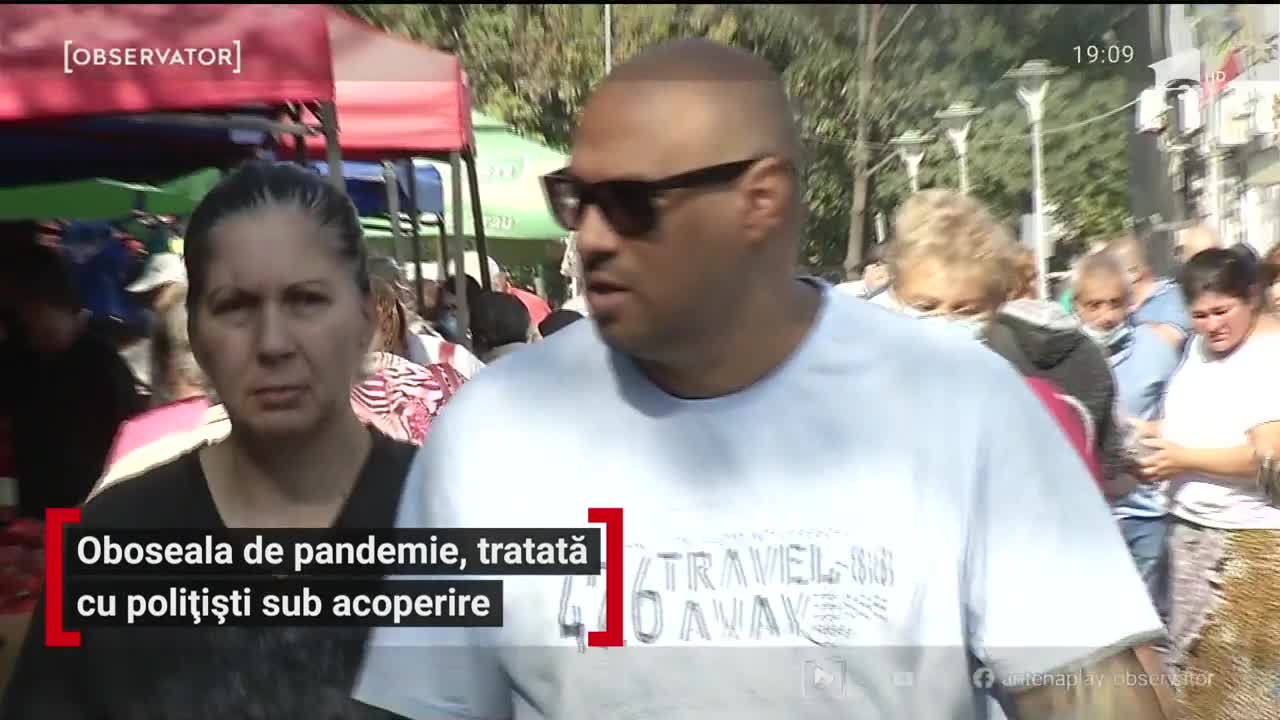 &Icirc;ncepe joaca de-a masca şi vardiştii. Poliţişti &icirc;n civil vor ieşi pe străzi, ca să-i prindă &icirc;n flagrant pe cei care nu poartă mască de protecţie