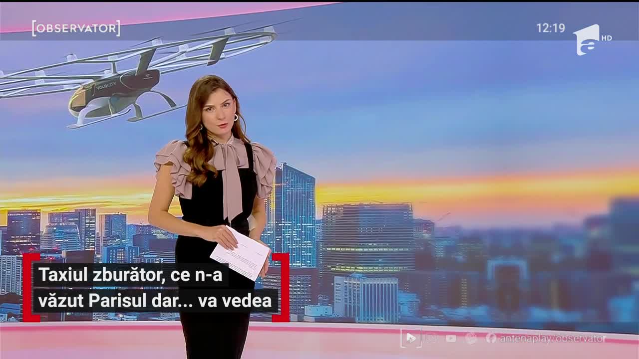 Taxiul zburător, creat pentru a transporta pasagerii &icirc;n mediul urban, &icirc;n Franța