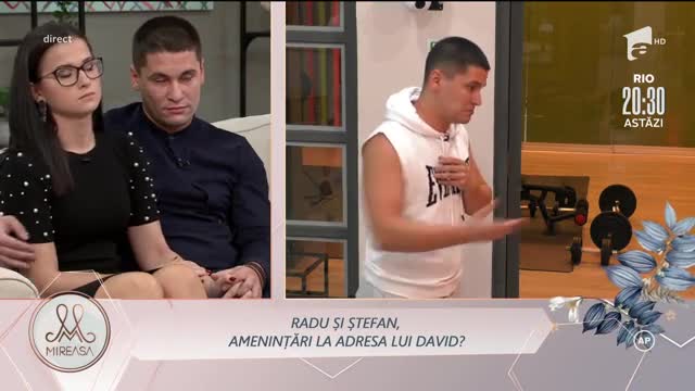 David, jignit și amenințat! Radu: &Icirc;mi cer scuze pentru ce am făcut și spus