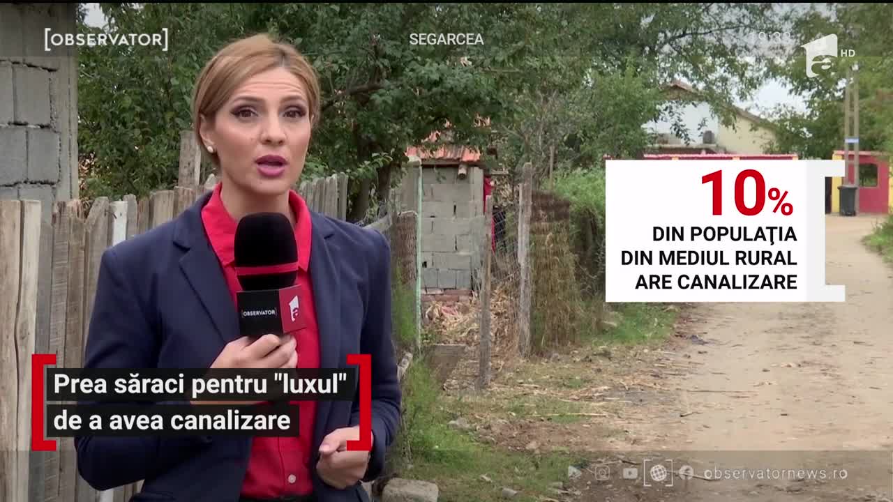 Doar 10% din populaţia din mediul rural are acces la canalizare. Situaţia asta nu e doar la ţară. &Icirc;ncă sunt oraşe &icirc;n Rom&acirc;nia &icirc;n care toaleta e &icirc;n continuare &icirc;n curte