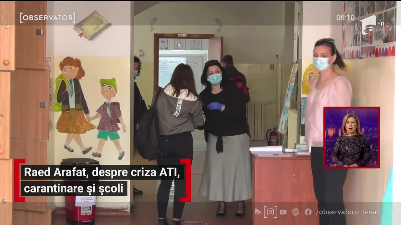 Raed Arafat, despre criza ATI, carantinare și școli
