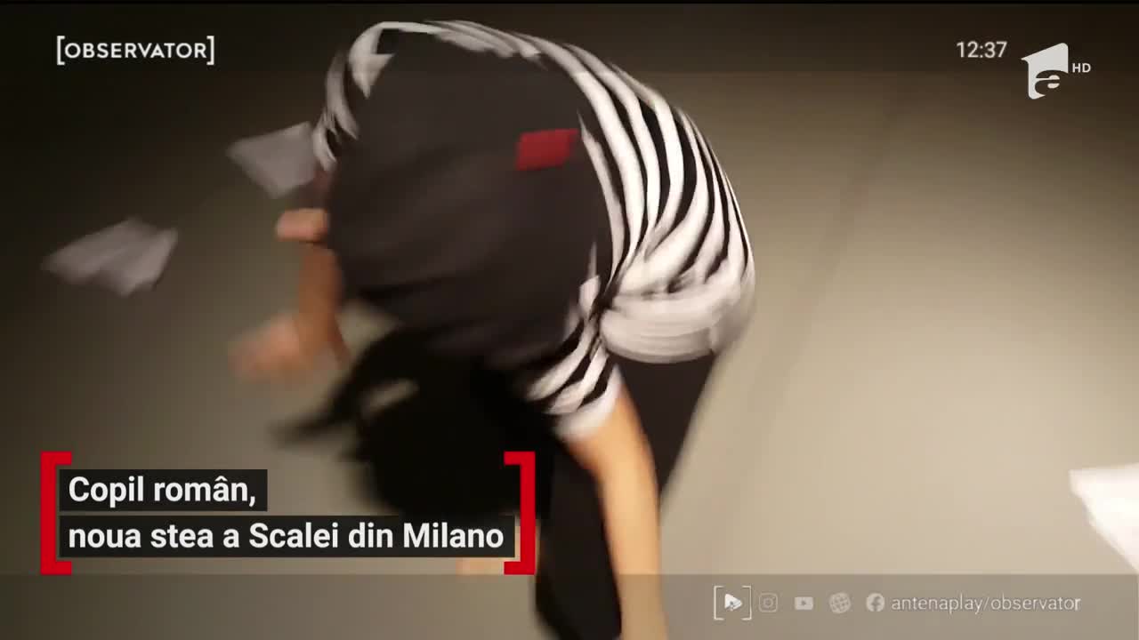 Copil rom&acirc;n, noua stea a Scalei din Milano