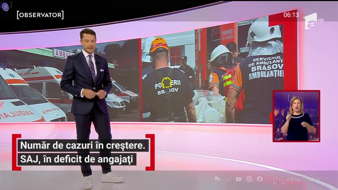 Număr de cazuri &icirc;n creștere. SAJ, &icirc;n deficit de angajați