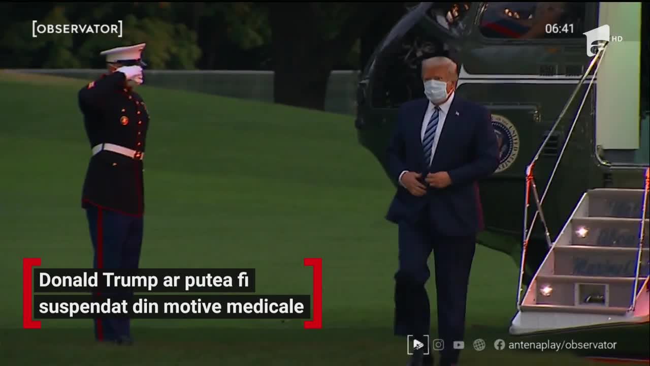 Donald Trump ar putea fi suspendat din motive medicale