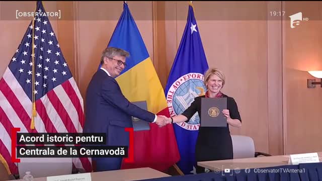 Acord istoric &icirc;ntre Rom&acirc;nia şi SUA. Americanii vor să construiască reactoarele 3 și 4 de la Cernavodă